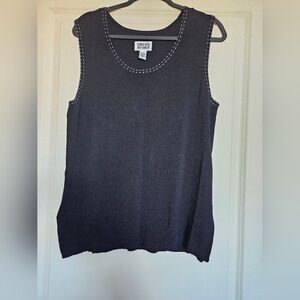 Chico's Black Sleeveless Top